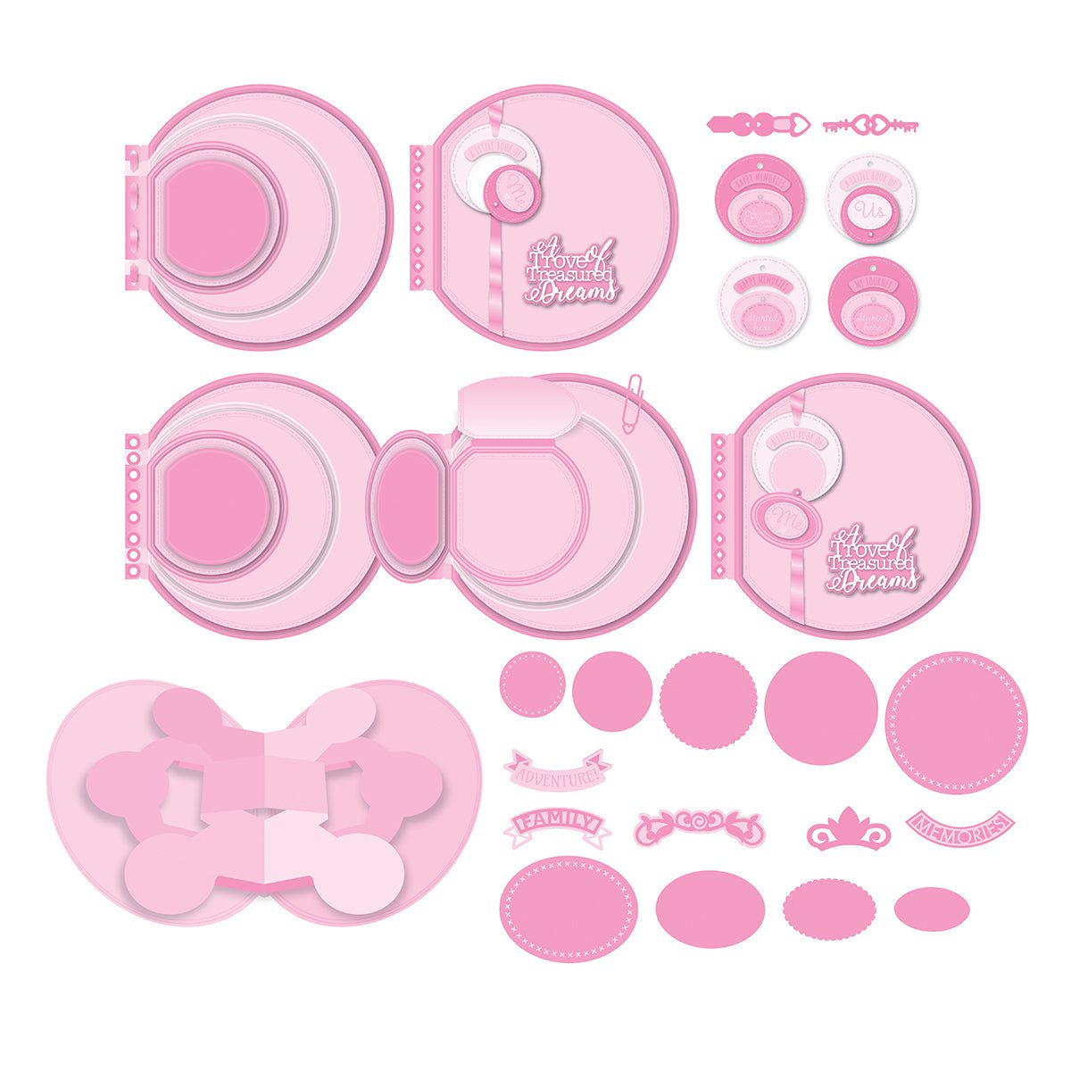 Tonic Studios Treasured Dreams My Memory Book Die Set 5181eUS