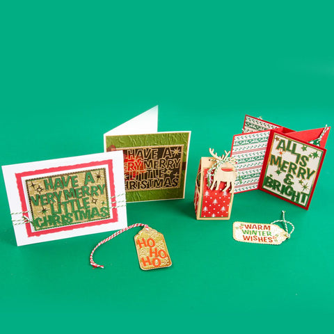 Festive Frames - A Merry Little Christmas Die Set - 5290e