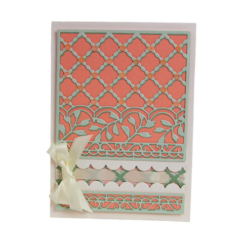 3D Embossing Folders & Majestic Mosaic Die Collection - DB124