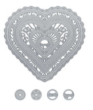 Load image into Gallery viewer, Heart Layering Lace Gift Box &amp; Panels Collection - DB118