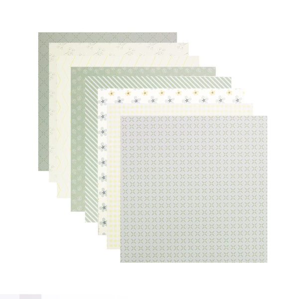 6x6 Spring Meadow Patterned Cardstock Pad (24 sheets) - 9386e