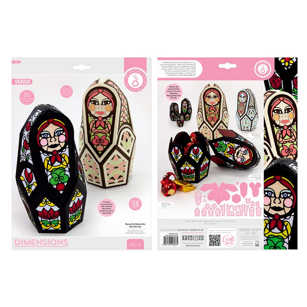 Beautiful Babushka Doll Die Set 4608E Tonic Studios USA