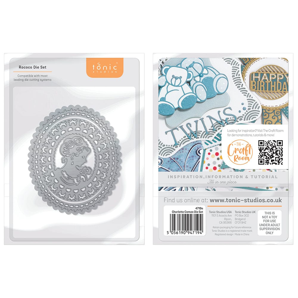 Charlotte Cameo Die Set 4719E Tonic Studios USA