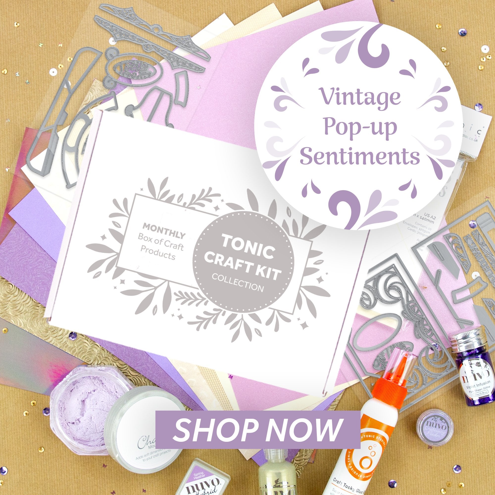 Tonic Craft Kit 46 - Vintage Pop-up Sentiments