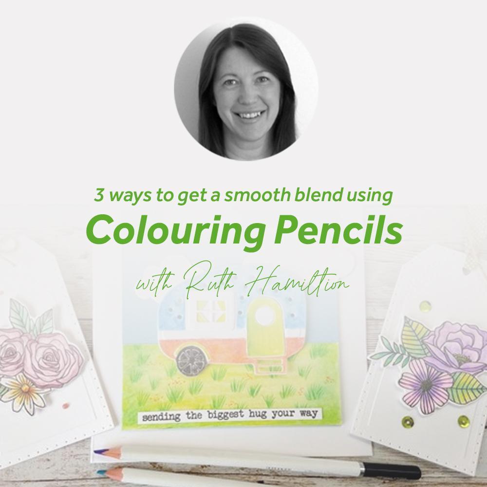 Learn three ways to get a smooth blend with colouring Pencils