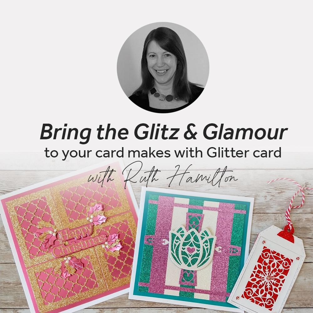 Bring the Glitz & Glamour to your card makes with Glitter card