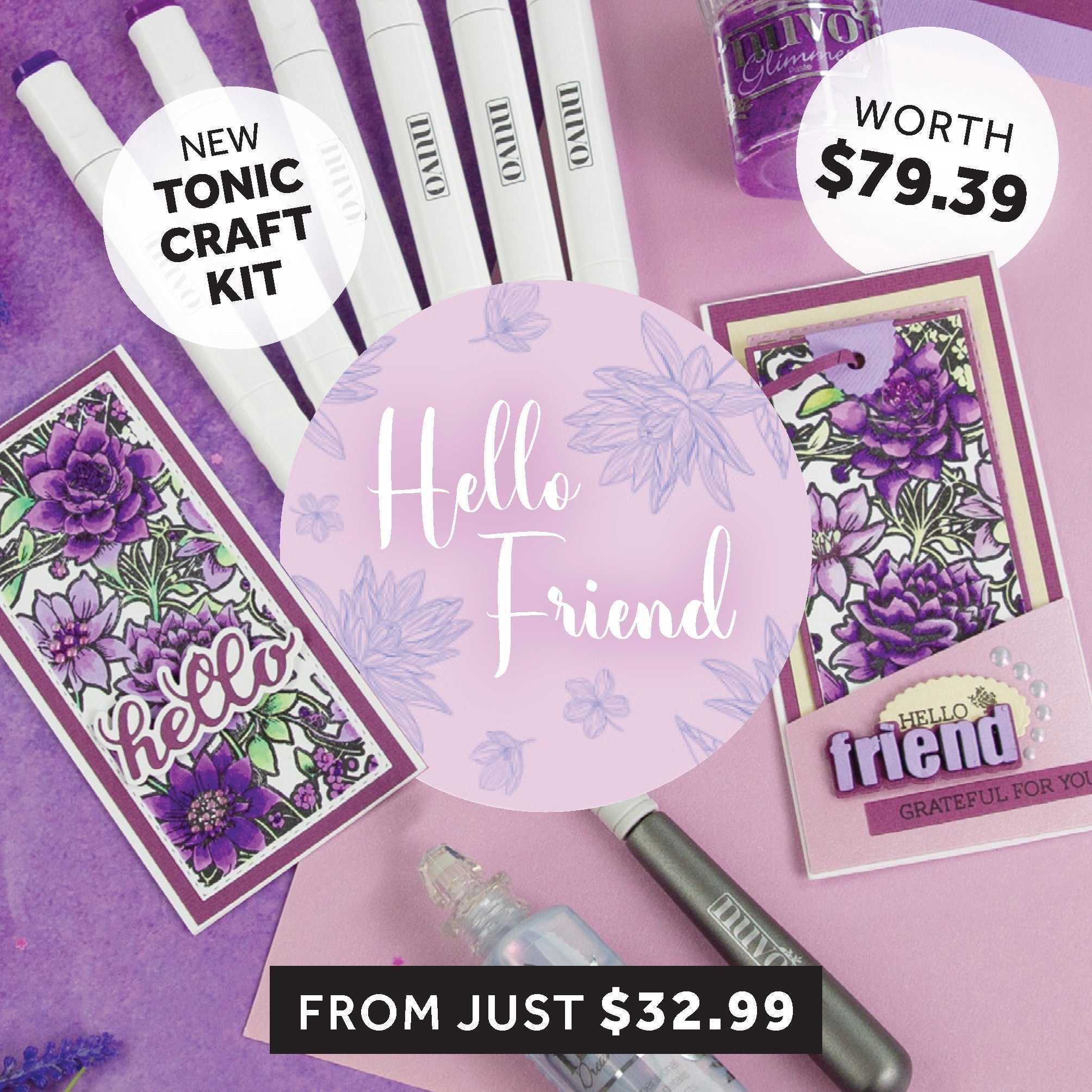 Tonic Craft Kit 77 - Hello Friend