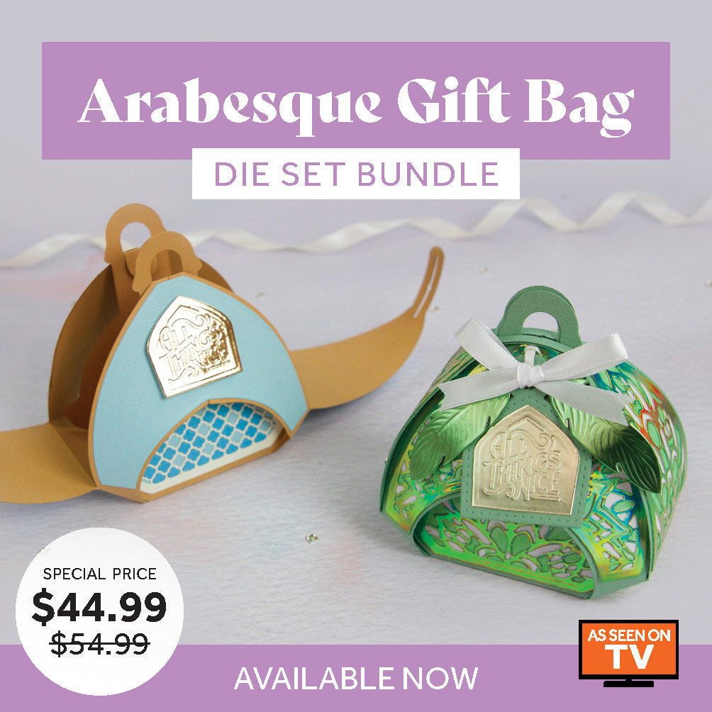 Arabesque Gift Bag Die Set Launch