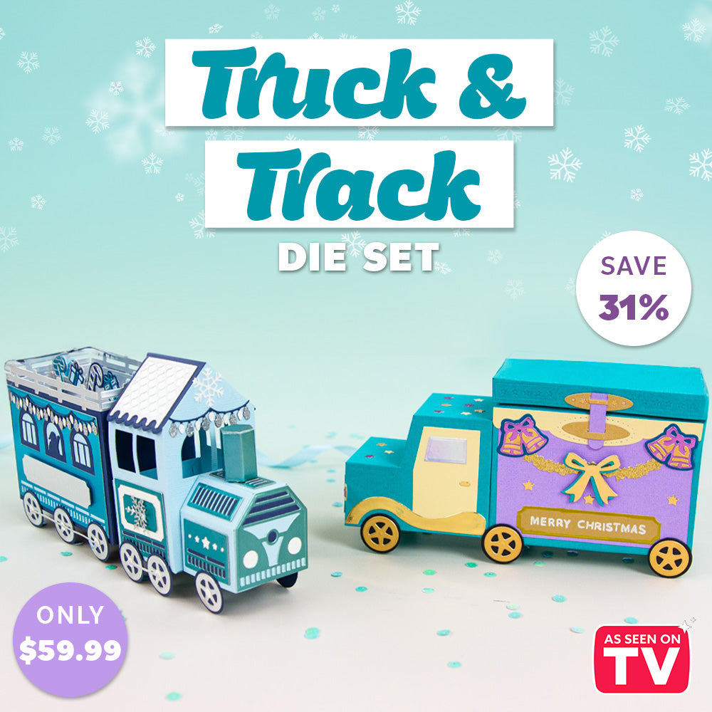 Christmas Truck & Track Die Set – Tonic Studios USA