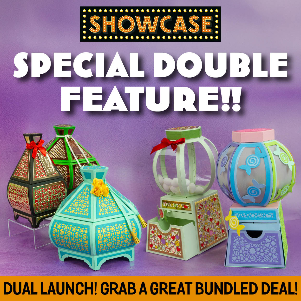 Dual Showcase Launch - Glorious Gumball Machine & Sweets and Treats Tagine