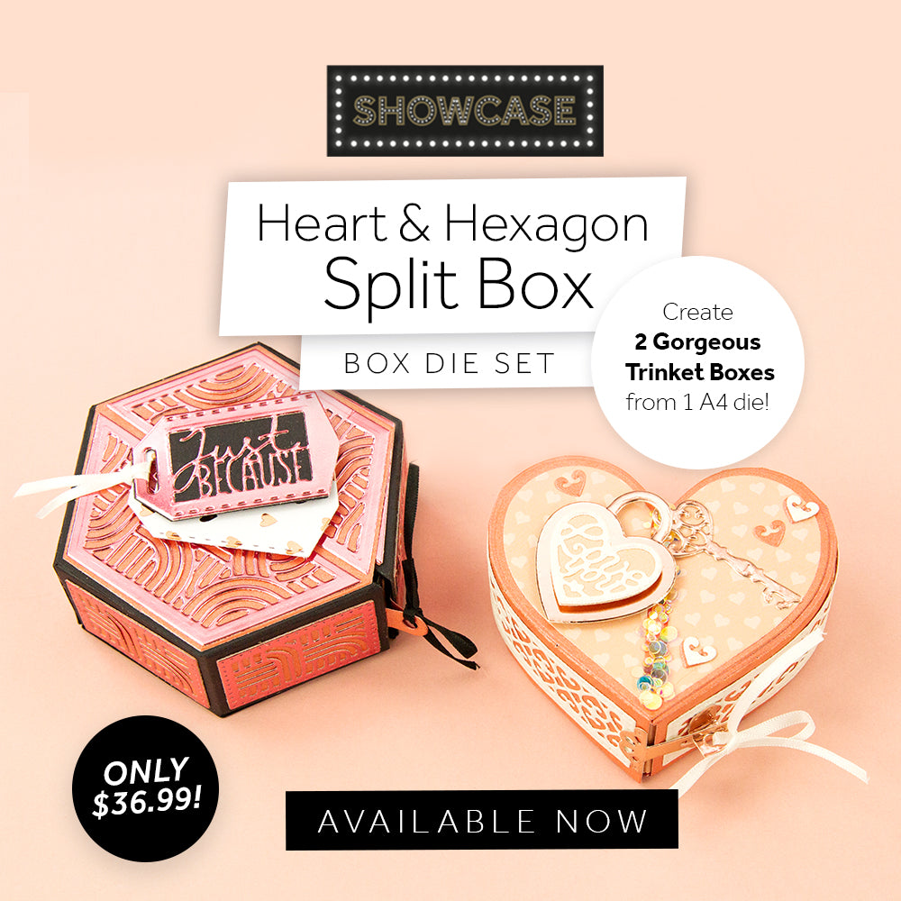 Heart and Hexagon Split Box