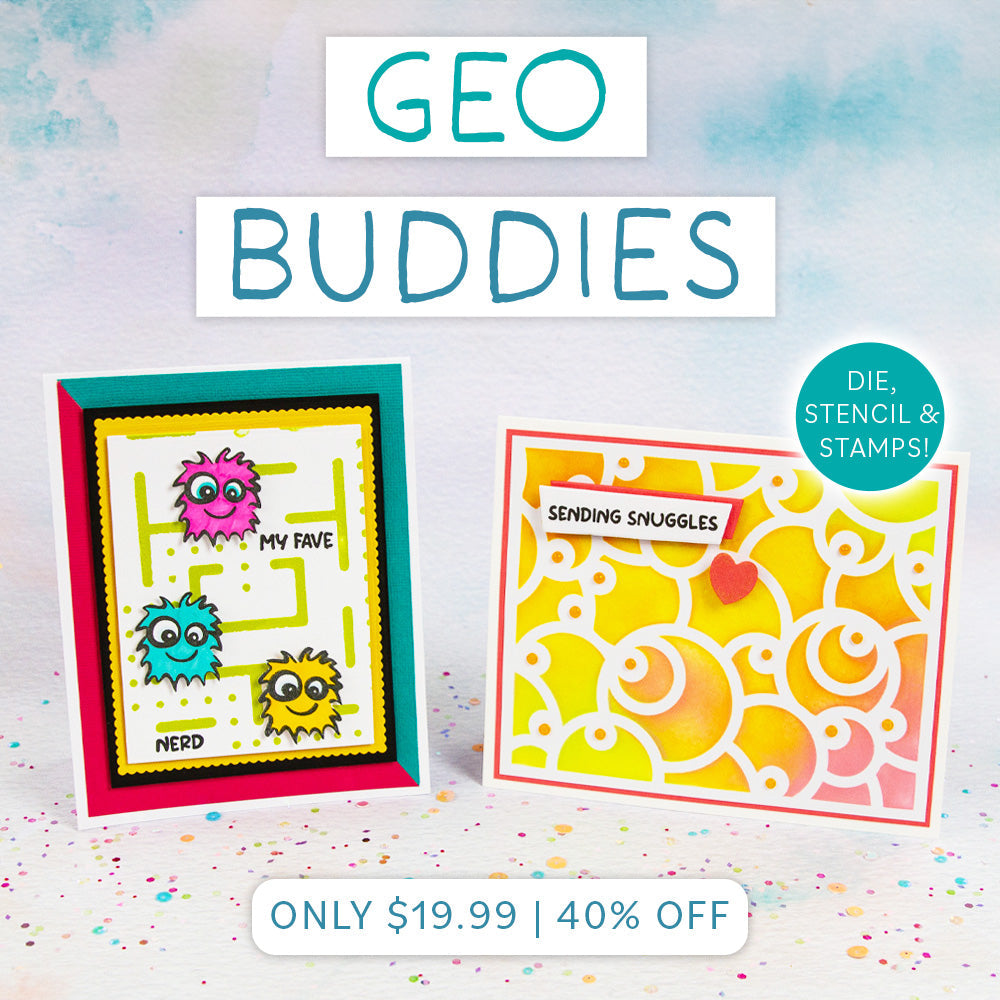 Geo-Buddies Die, Stamp &amp; Stencil Collection