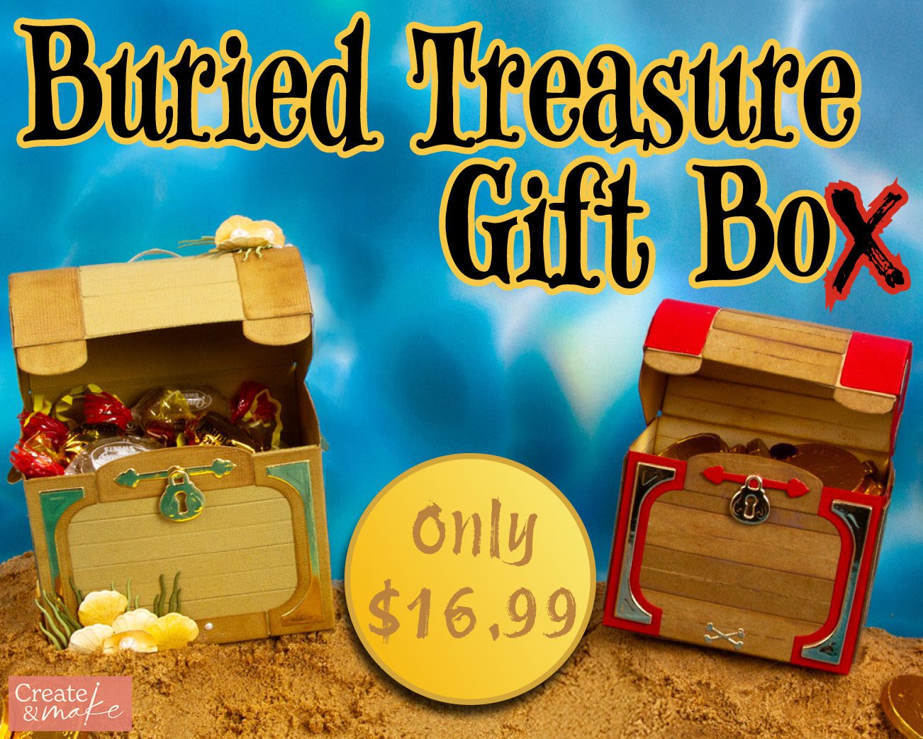Buried Treasure Gift Box, Create and Make