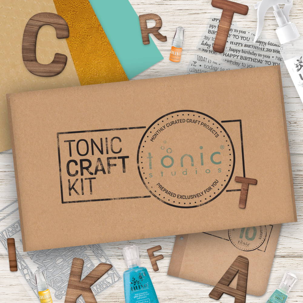 Tonic Craft Kit 10 - Alphabet Frames - Inspiration