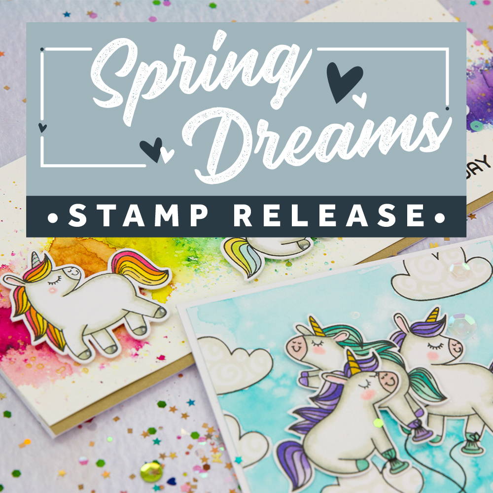 Spring Dreams Stamp Release - Online Party