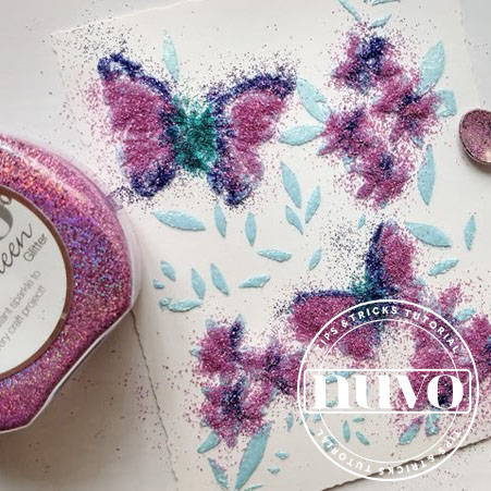 Glitter and Stencils With Ruth Hamilton