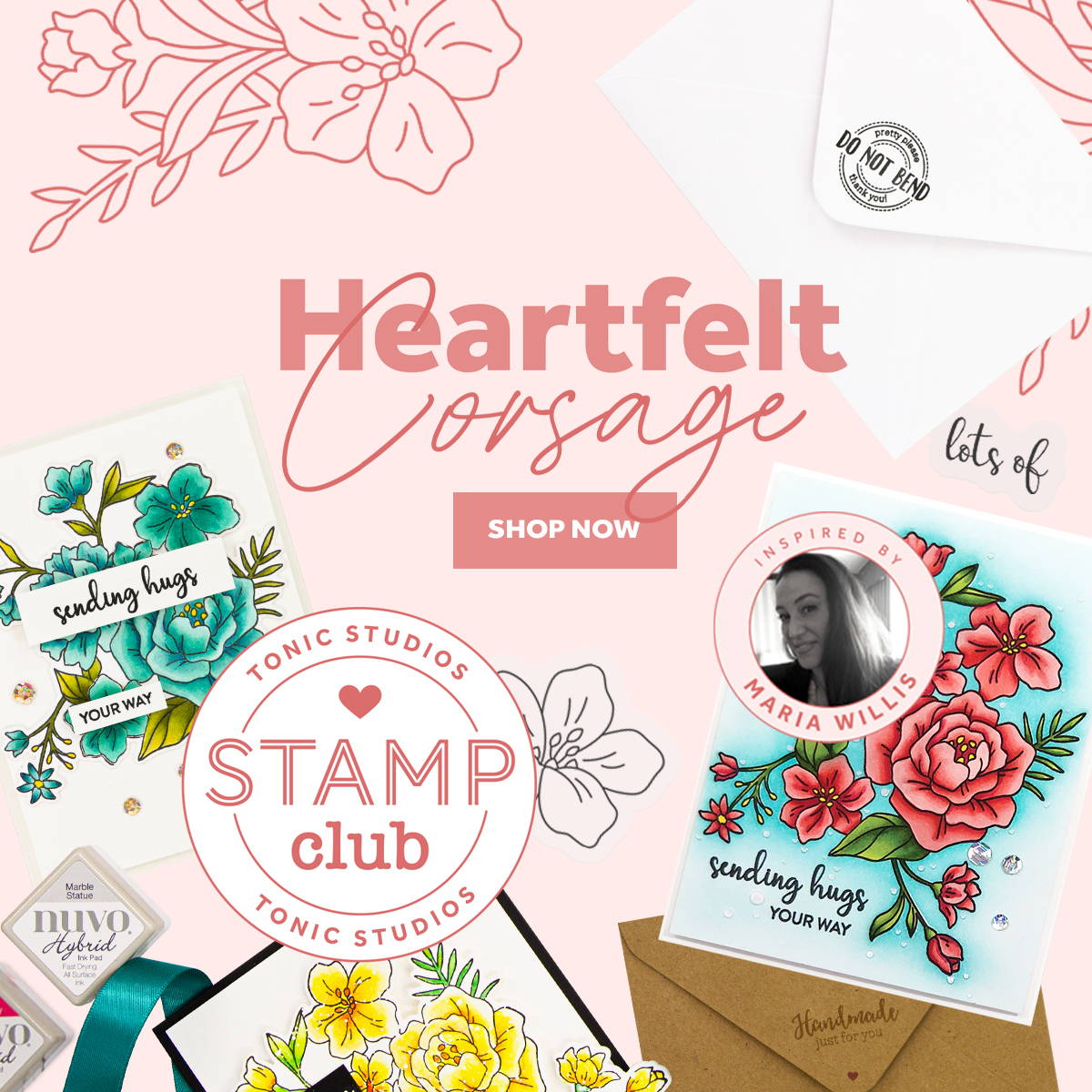 Stamp Club - Heartfelt Corsage