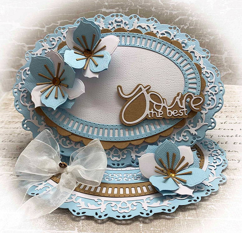 Decorative Oval Tutorial with Dawny P