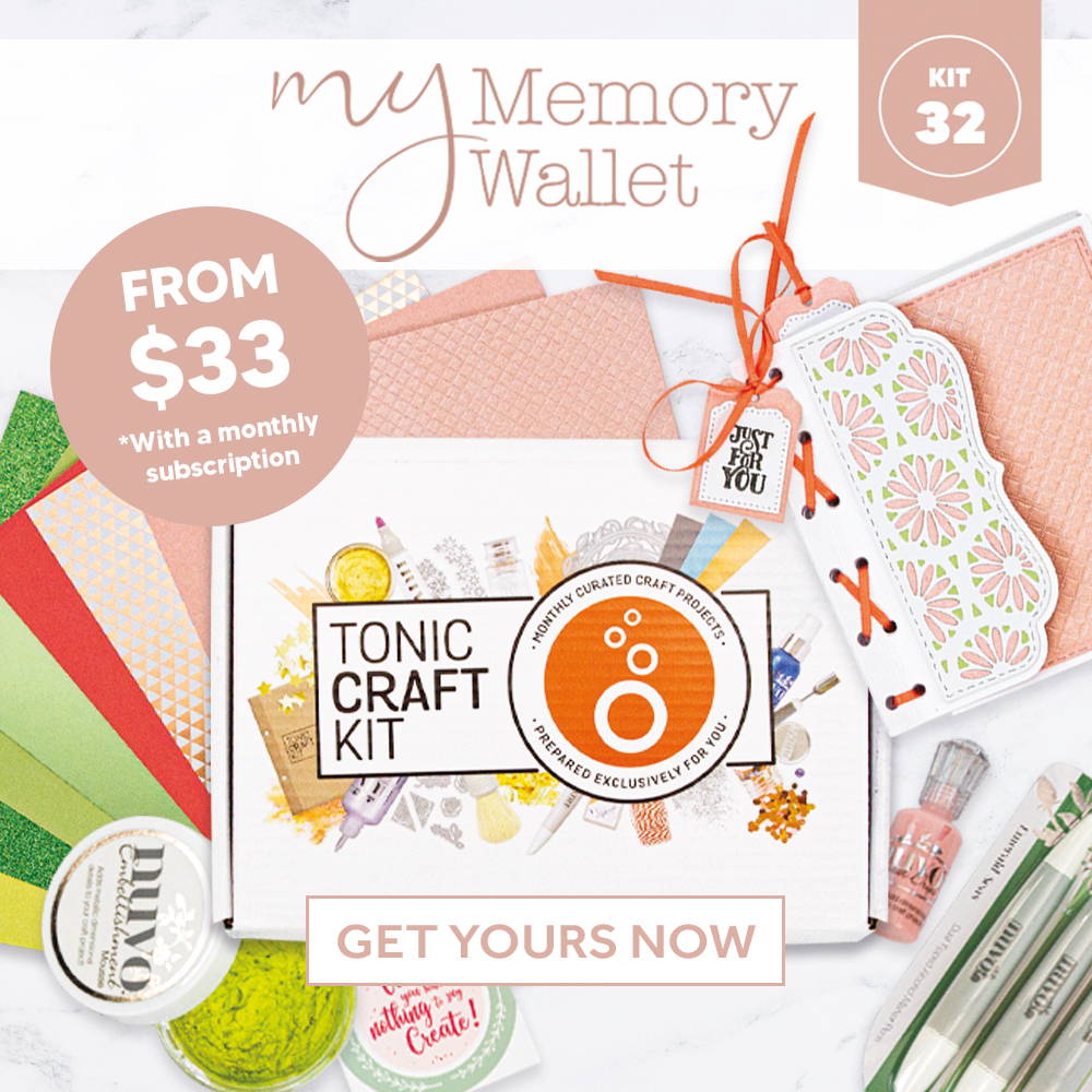 Tonic Craft Kit 32 – My Memory Book Wallet