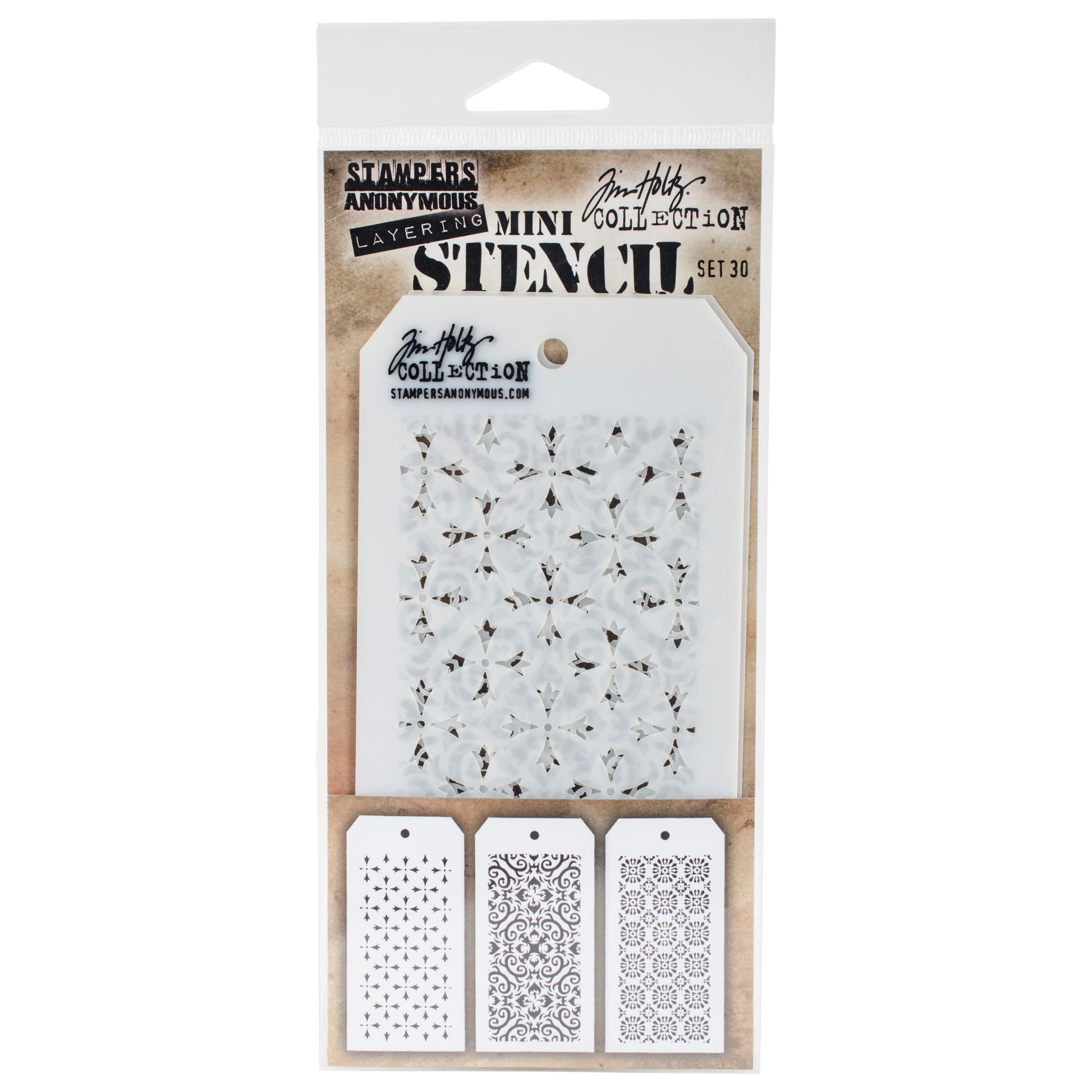 Tim Holtz Mini Layered Stencil Sets from Stampers Anonymous