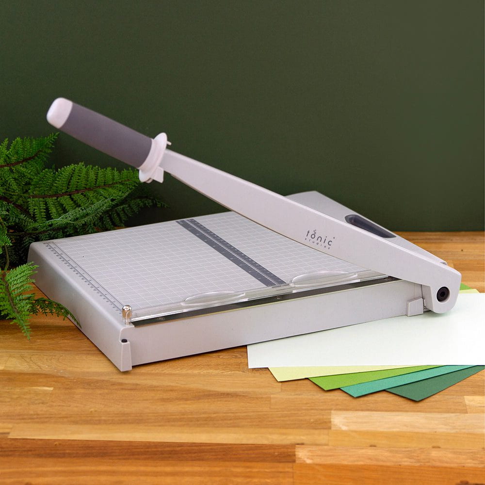 12" Maxi Wide Base Guillotine Paper Trimmer – Tonic Studios USA