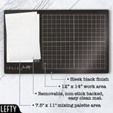 Load image into Gallery viewer, Tim Holtz 23&quot; x 14&quot; Glass Media Mat, Left Handed - 1913eUS