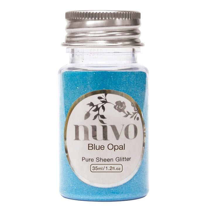 Nuvo - Pure Sheen Glitter - Blue Opal (35ml) - 1106n