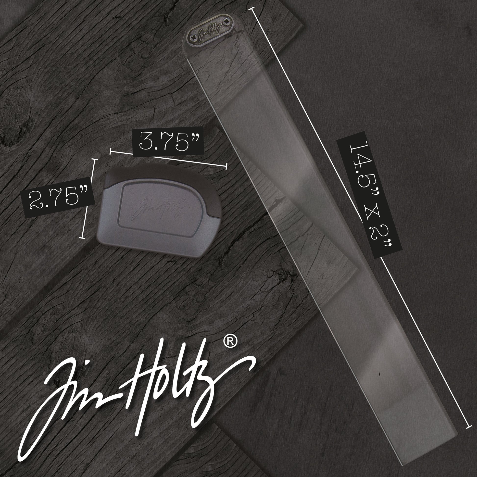 Tim Holtz Media Tool Set with Straight Edge and Scraper