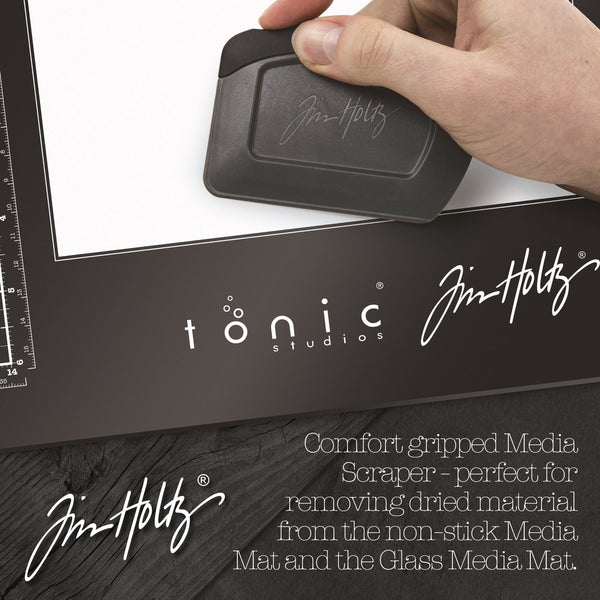 Tim Holtz Media Tool Set with Straight Edge and Scraper