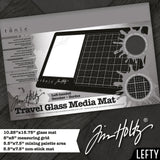 Load image into Gallery viewer, Tim Holtz 15.75&quot; x 10.25&quot; Travel Glass Media Mat, Left Handed - 2632eUS