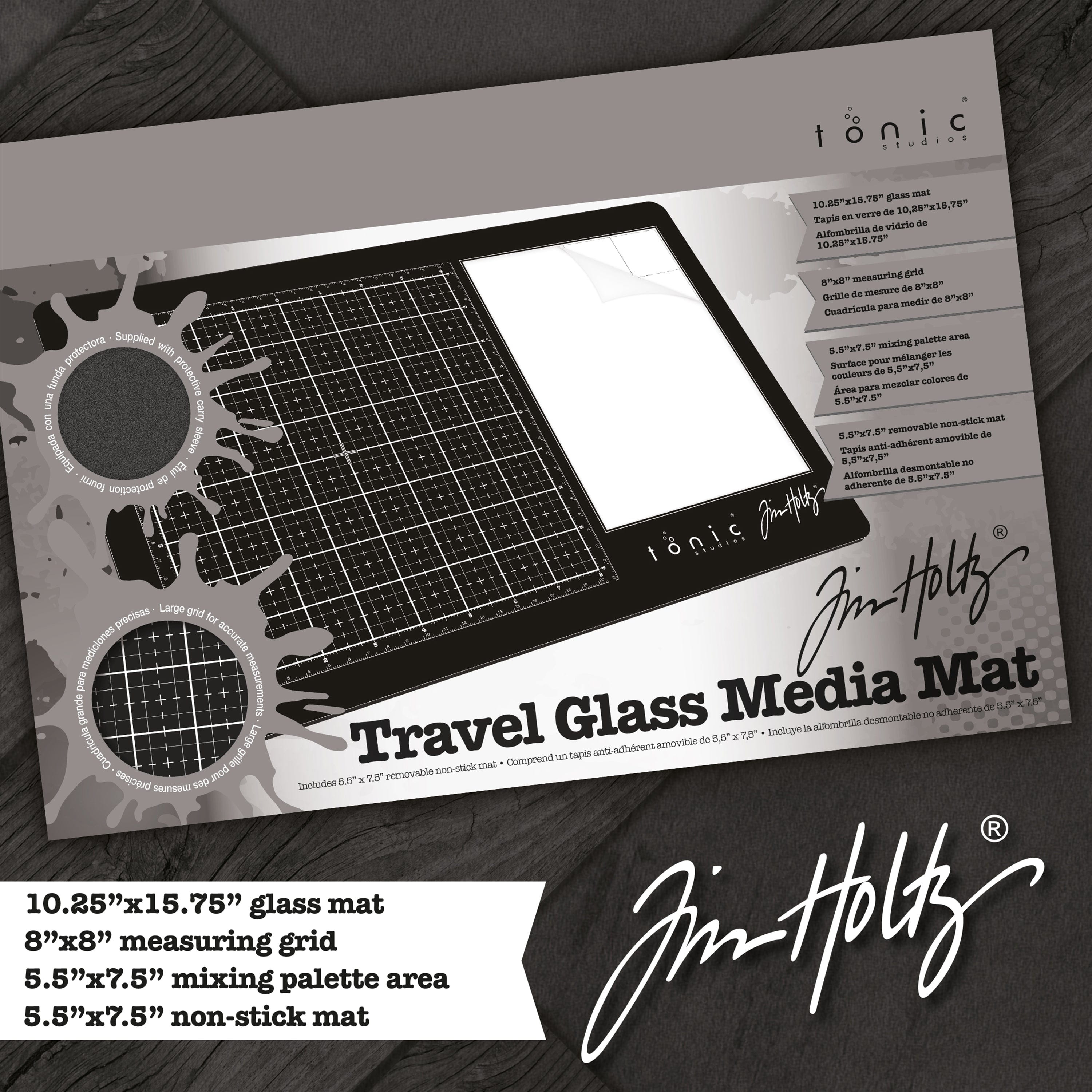 Clearly Amazing Multi-Use Mat - Light Grip - Transparent with Grid - Extra  Large - 3 pack 