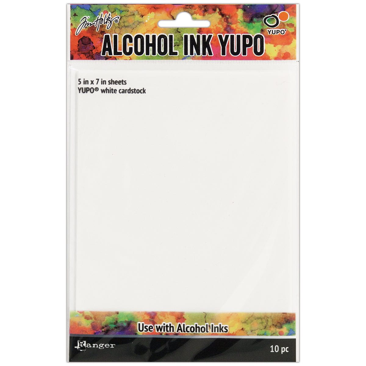 Tim Holtz White Yupo Paper for Alcohol Ink
