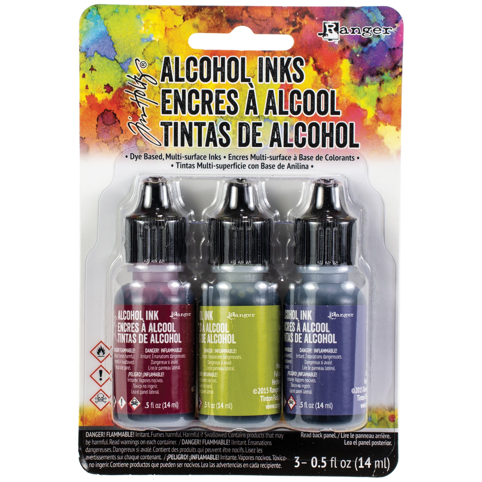 Tim Holtz Alcohol Ink .5oz 3/Pkg