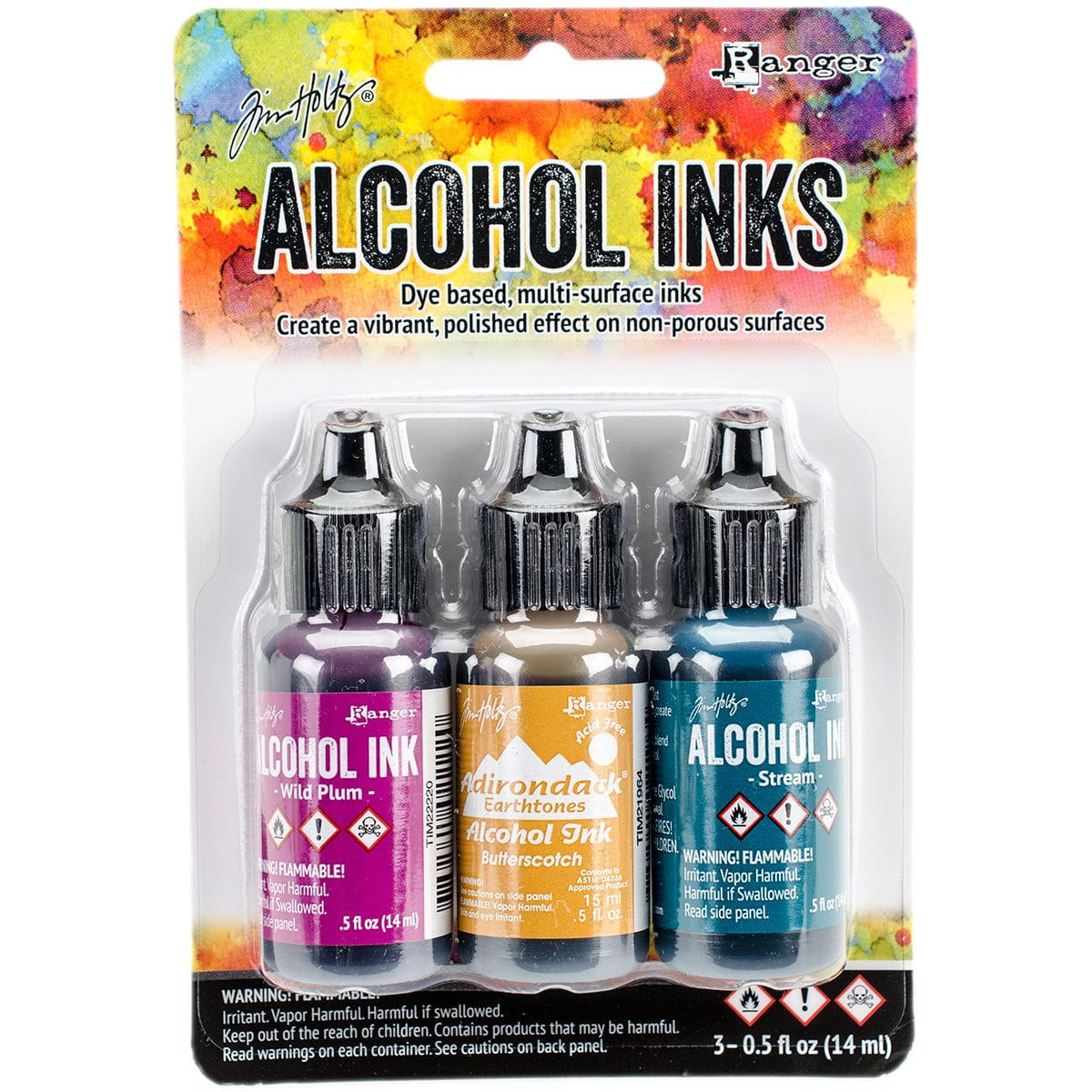 Tim Holtz Alcohol Ink .5oz 3/Pkg