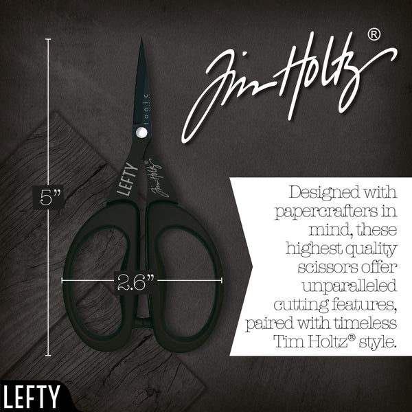 Tim Holtz Left Handed 5" Mini Snips Scissors - 2785eUS