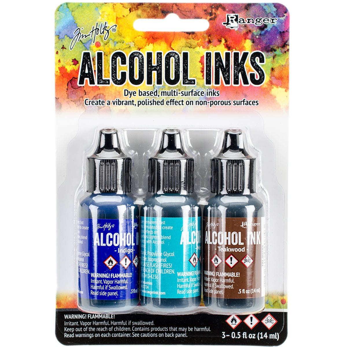 Tim Holtz Alcohol Ink .5oz 3/Pkg
