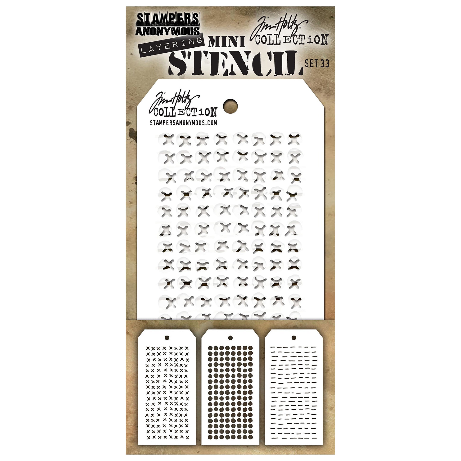 Tim Holtz Mini Layered Stencil Sets from Stampers Anonymous
