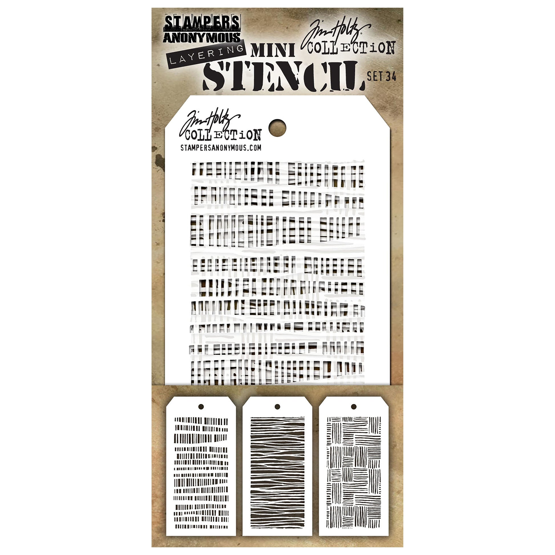 Tim Holtz Mini Layered Stencil Sets from Stampers Anonymous