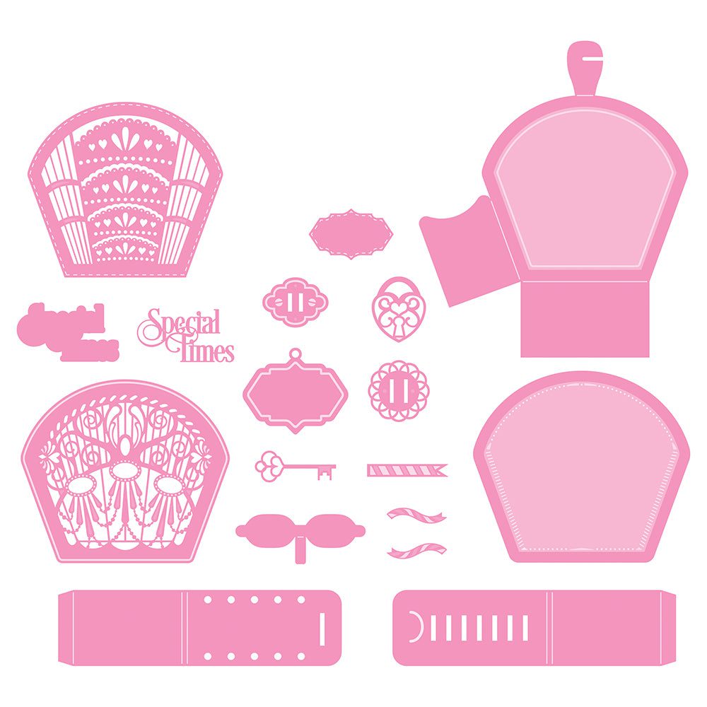 Tonic Studios - Special Times Vanity Box & Memory Book Die Set - 3735E