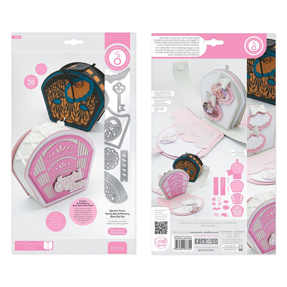 Tonic Studios - Special Times Vanity Box & Memory Book Die Set - 3735E