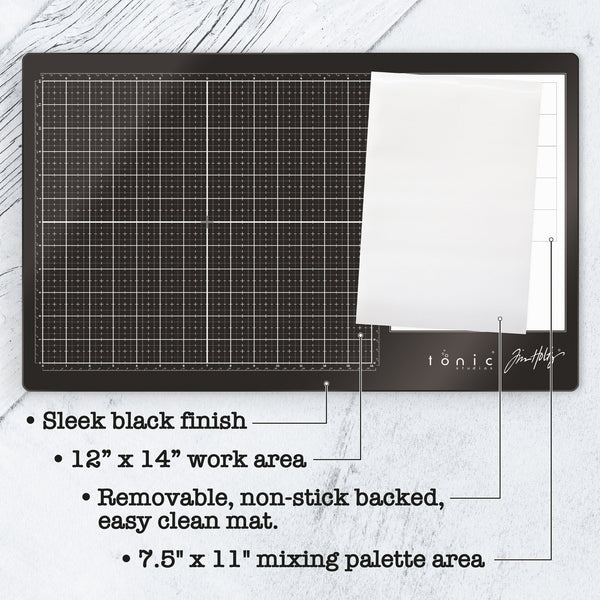 Tim Holtz - Right Handed Media Mat & Tool Guide Bundle - TH04