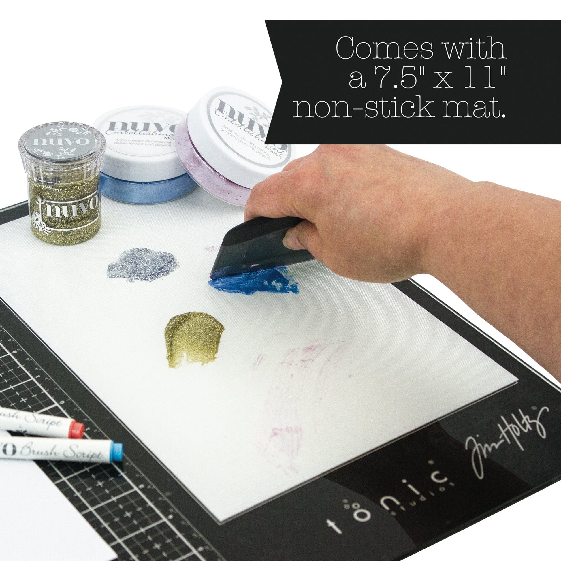 Tim Holtz Right Handed Media Mat & Tool Set Bundle