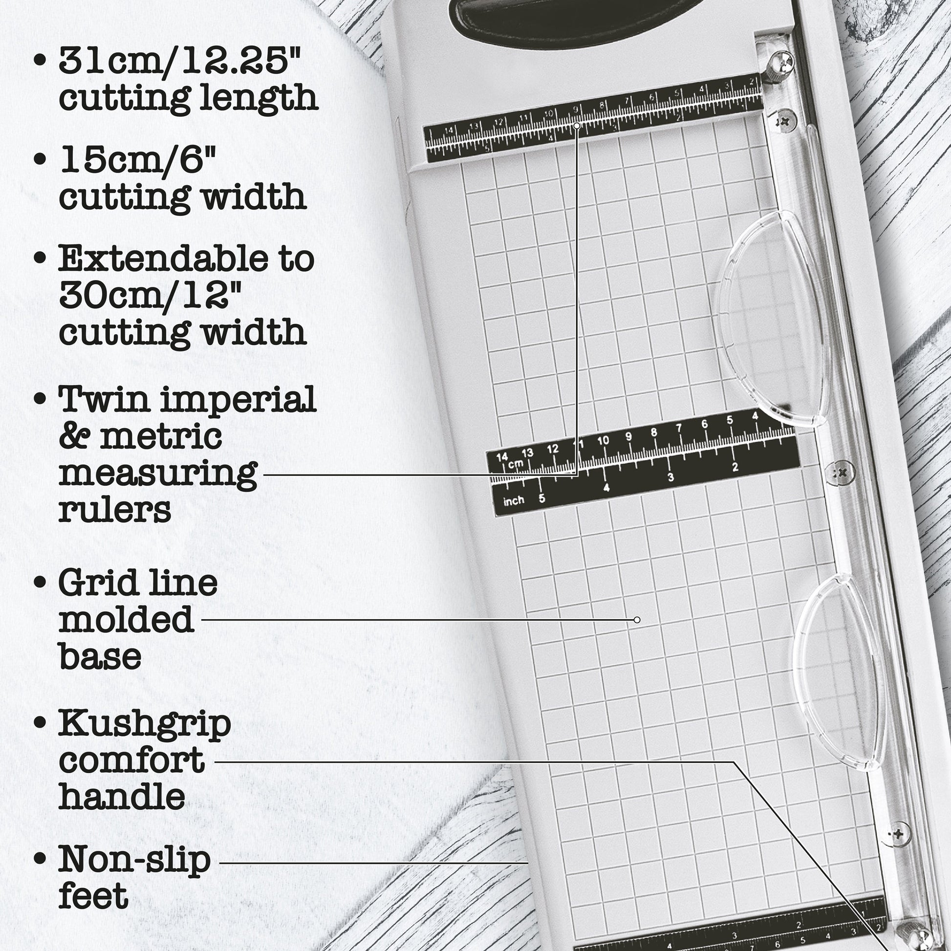 Tim Holtz Mini Trimmer & Maxi Guillotine Two Pack Trimmer Bundle