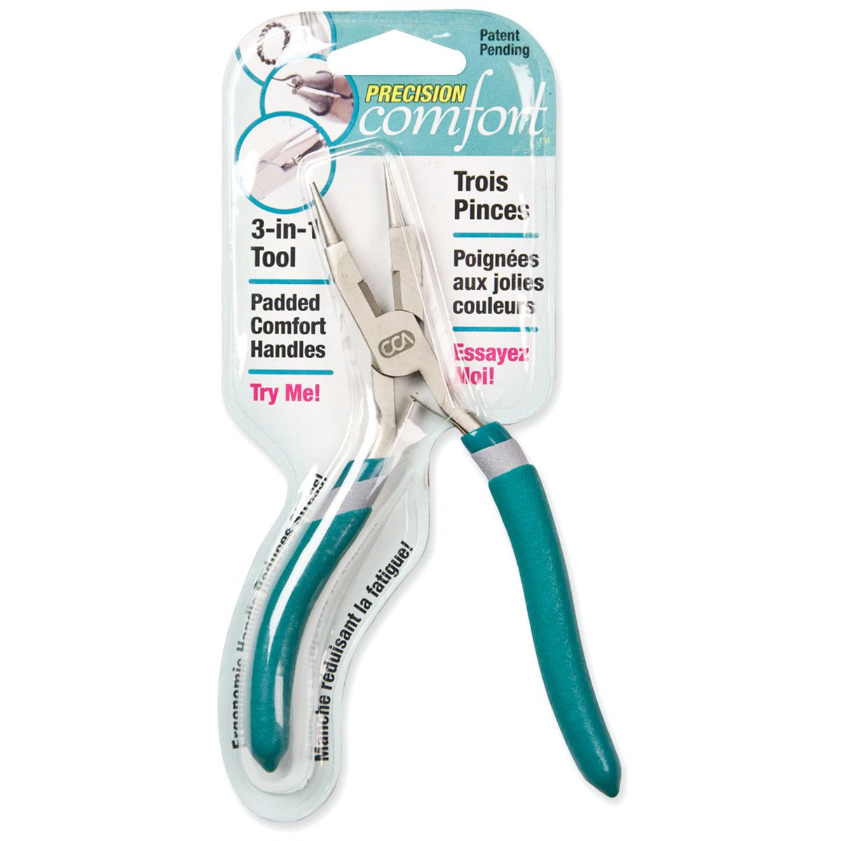 CousinDIY Precision Comfort 6" 3-In-1 Jewelry Pliers