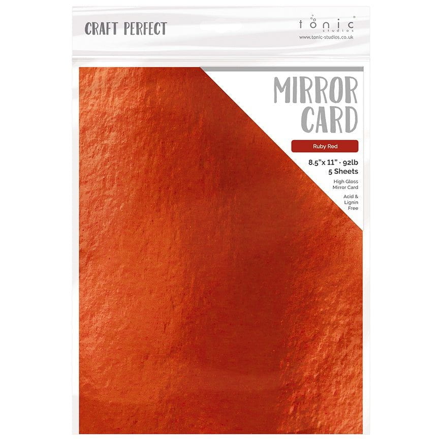 Craft Perfect 8.5x11 Gloss Mirror Cardstock Pack