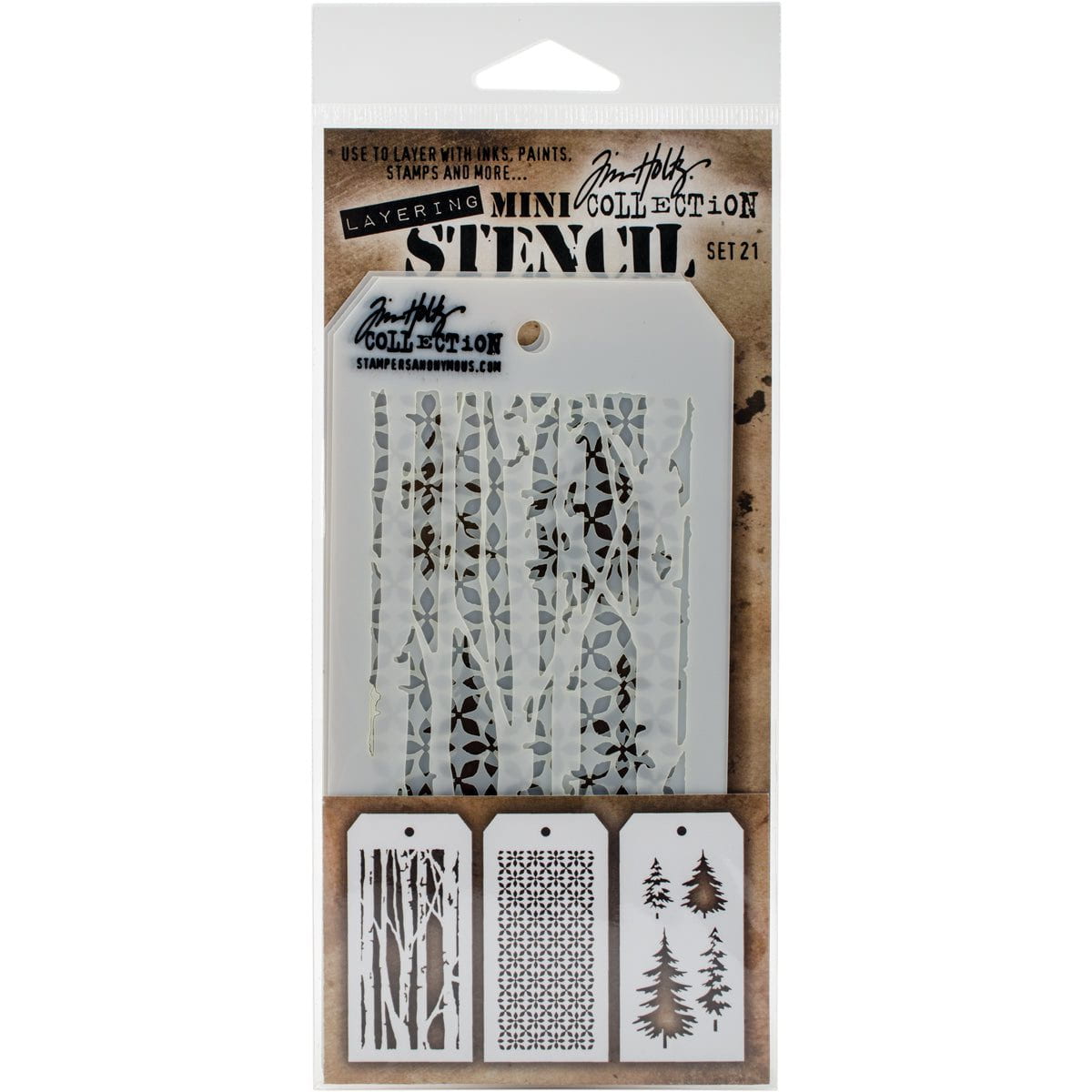 Tim Holtz Mini Layered Stencil Sets from Stampers Anonymous