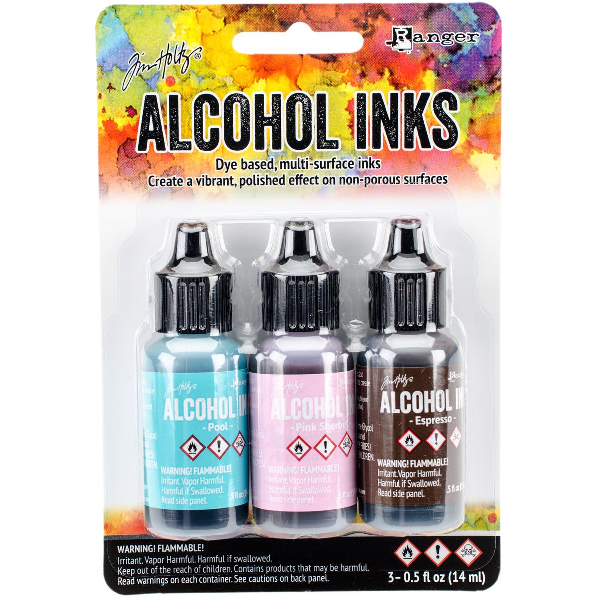 Tim Holtz Alcohol Ink .5oz 3/Pkg