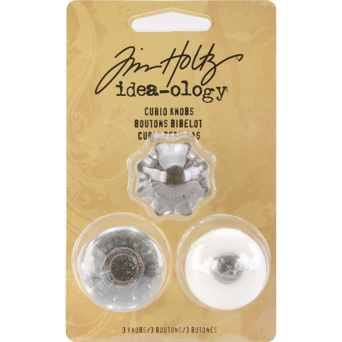 Idea-Ology Curio Knobs Set from Tim Holtz