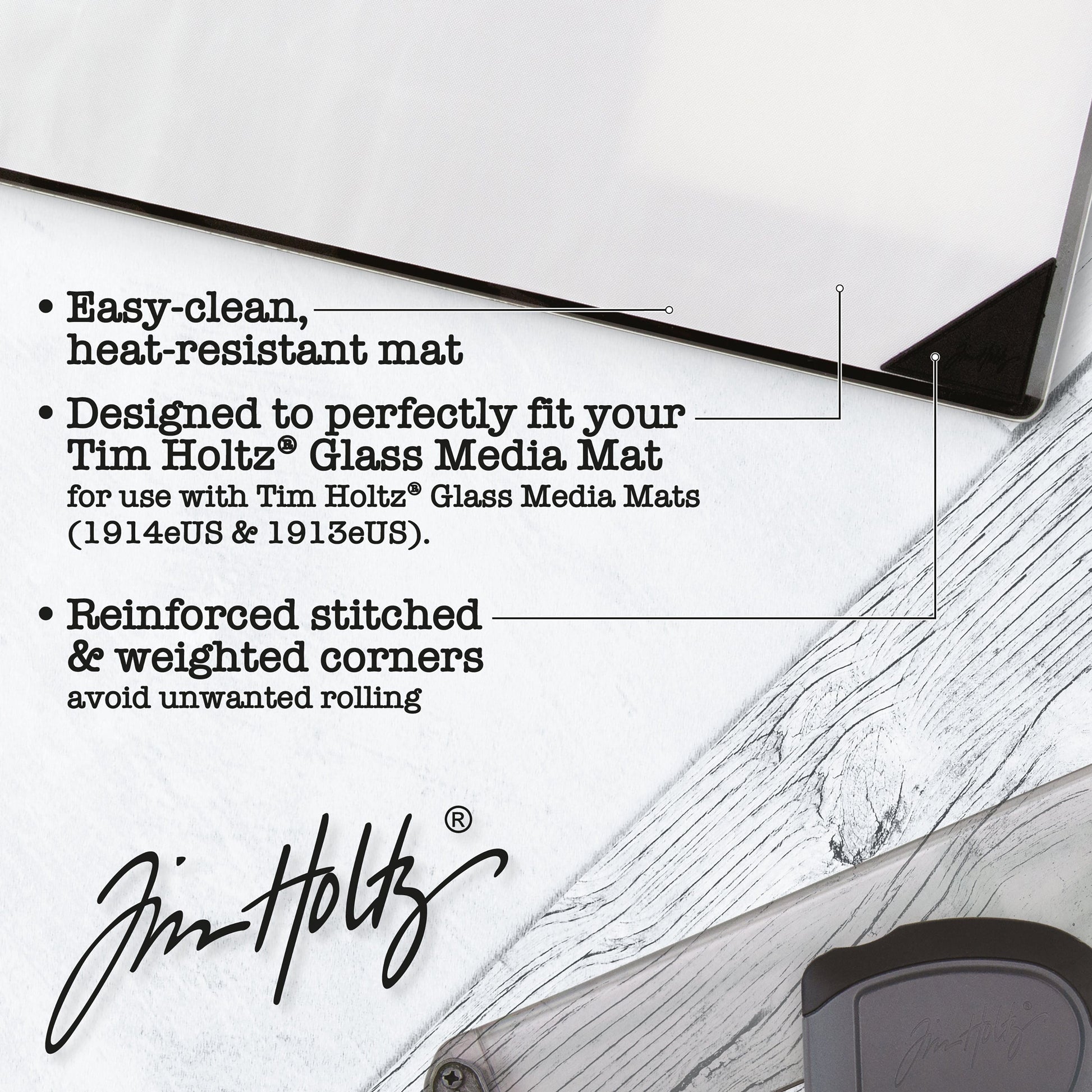 Tim Holtz Media Surface Mat, 13.5" x 23"