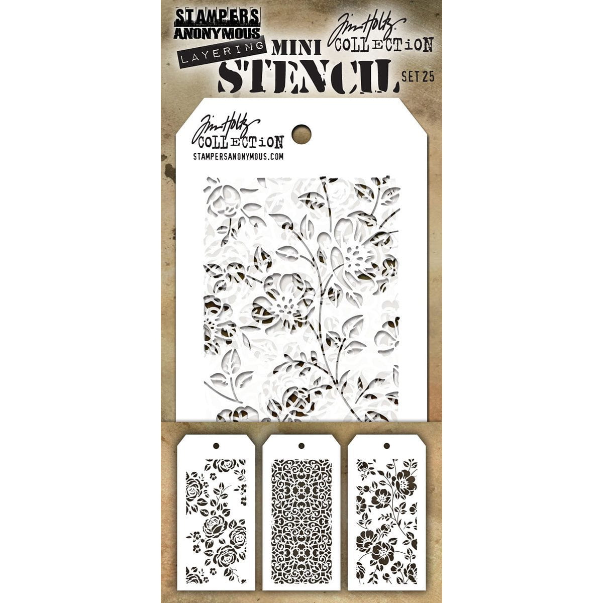Tim Holtz Mini Layered Stencil Sets from Stampers Anonymous